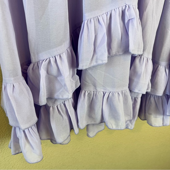 dolls kill sugar thrillz real divinity mini dress light purple - Picture 11 of 15